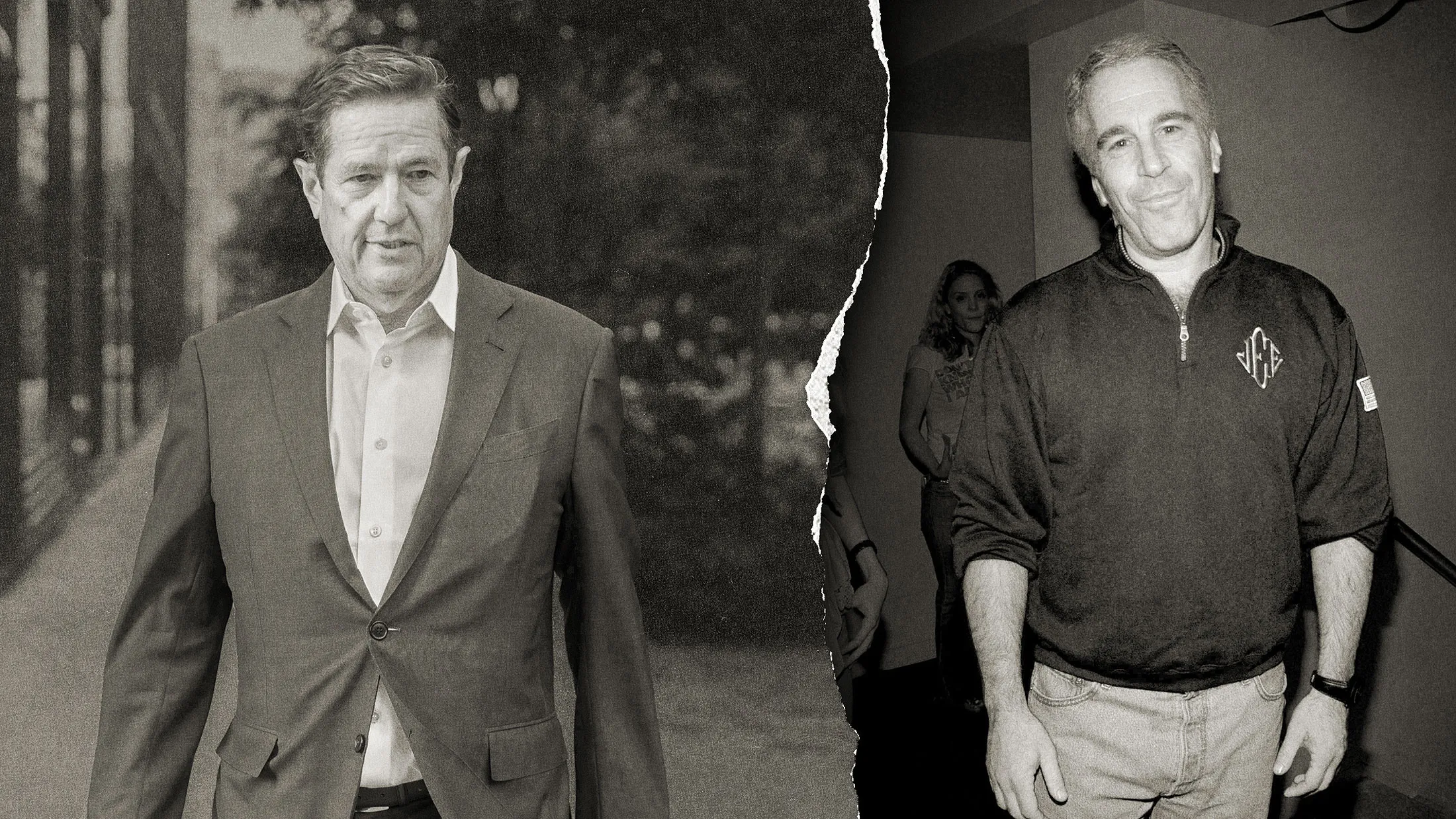 Jes Staley, left, and Jeffrey Epstein.&nbsp;