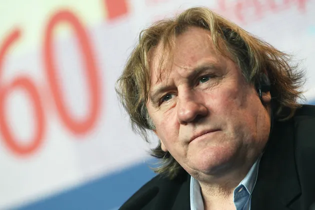 Actor Gérard Depardieu attends the “Mammuth” press conference during day nine of the 60th Berlin International Film Festival in 2010