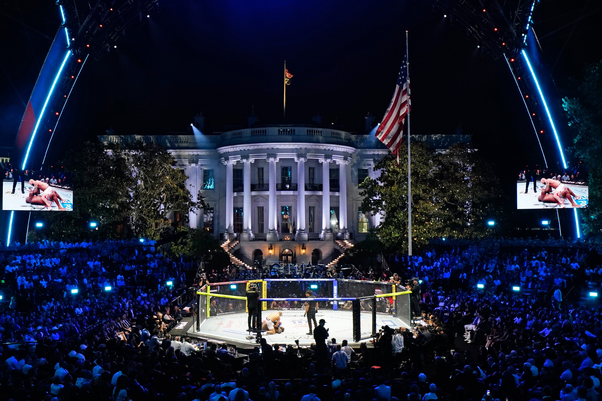 Suspects Charged With Plot to Attack White House UFC Event