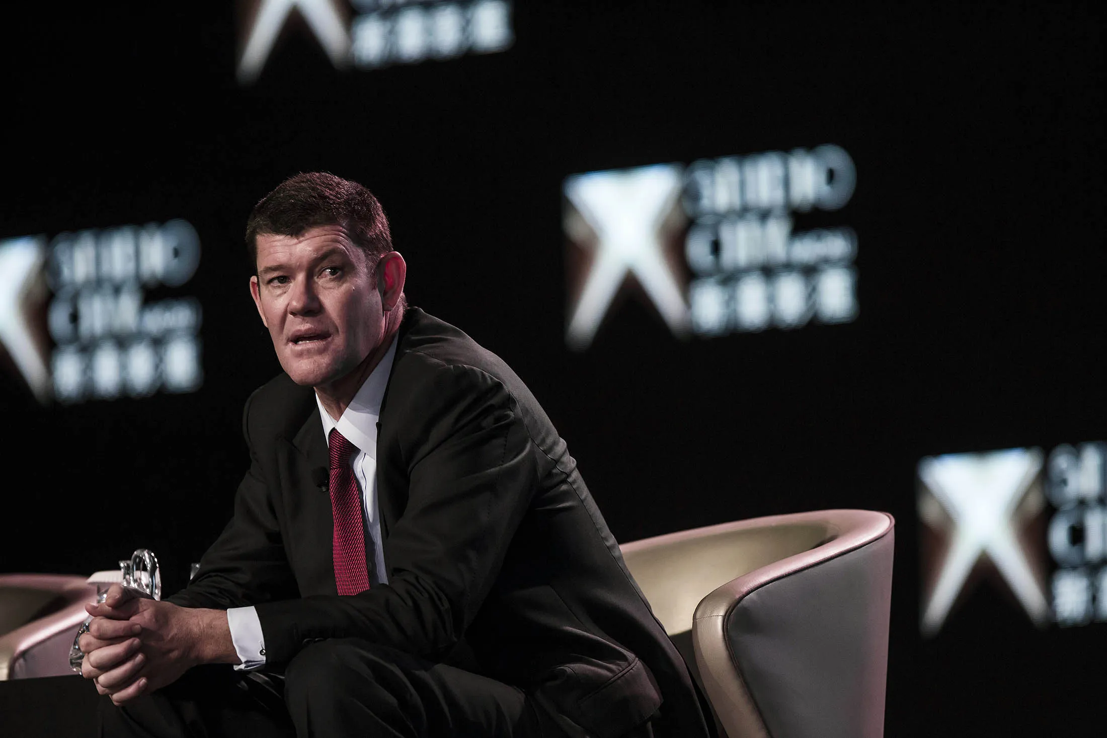 Billionaire James Packer, co-chairman of Melco Crown Entertainment.

