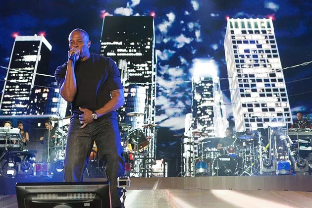 Dr. Dre performs at the 2012 Coachella Valley Music &amp; Arts Festival in Indio, Calif.