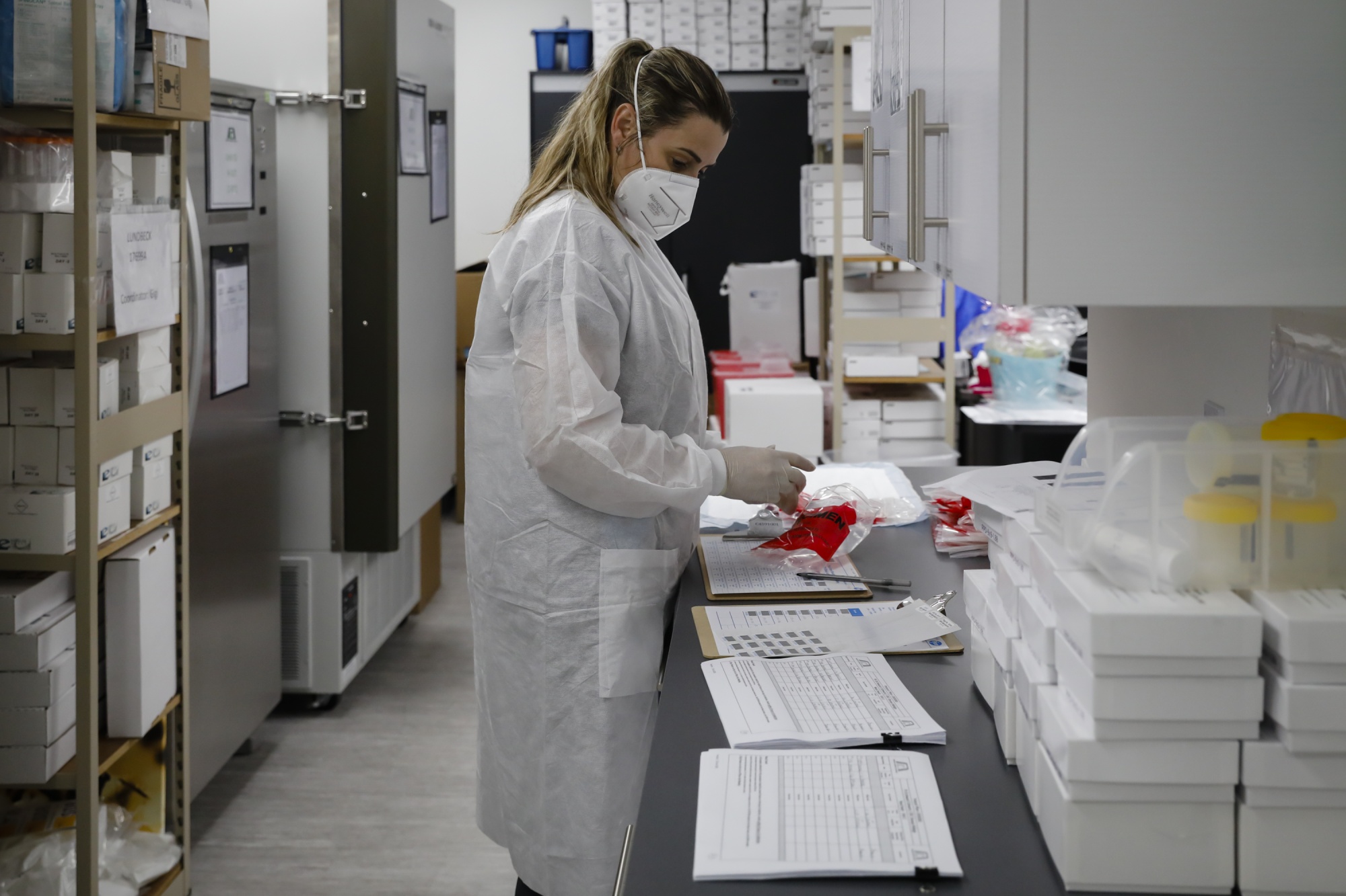 Residents Participate In Pfizer Covid-19 Vaccine Clinic Trial
