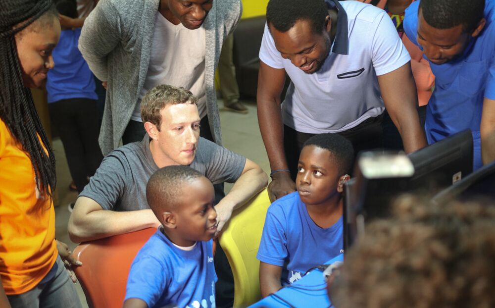 Mark Zuckerberg visits Co-Creation Hub in Lagos.