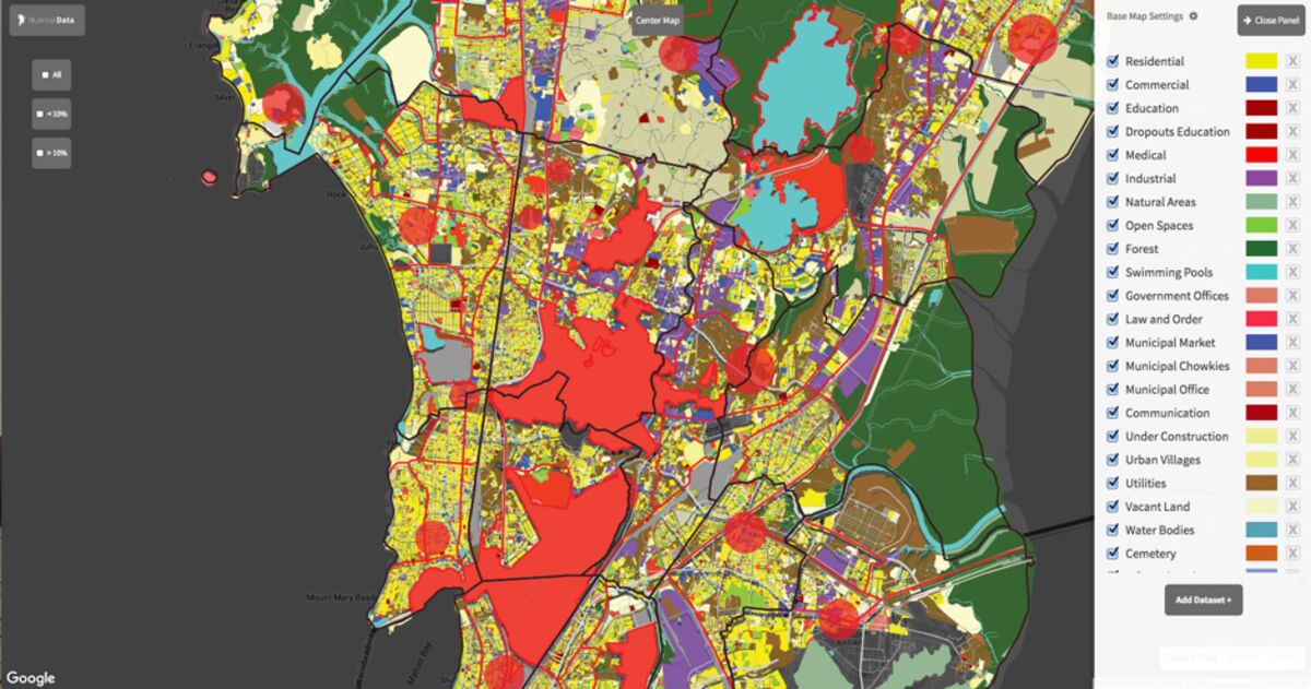 Mumbai Land Use Map An Interactive Land-Use Map Of Mumbai, India, Is Finally Here - Bloomberg