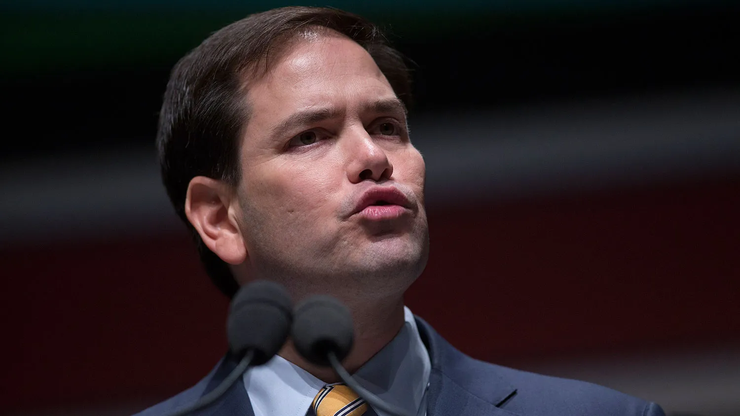 Senator Marco Rubio, a Republican from Florida and 2016 U.S. presidential candidate, speaks during the South Carolina Freedom Summit hosted by Citizens United and Congressman Jeff Duncan in Greenville, South Carolina, U.S., on Saturday, May 9, 2015.
