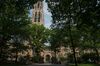 Harkness Tower stands on the Yale University campus in New Haven, Connecticut, U.S., on Friday, June 12, 2015.