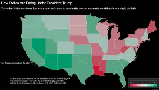 New Mexico Top Performing State Economy Since Trump Took Office