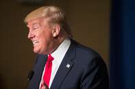 GOP Presidential Candidate Donald Trump Campaigns In Iowa