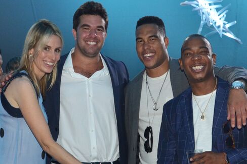Carola Jain, Billy McFarland, Jason Bell and Jeff Atkins (Ja Rule)