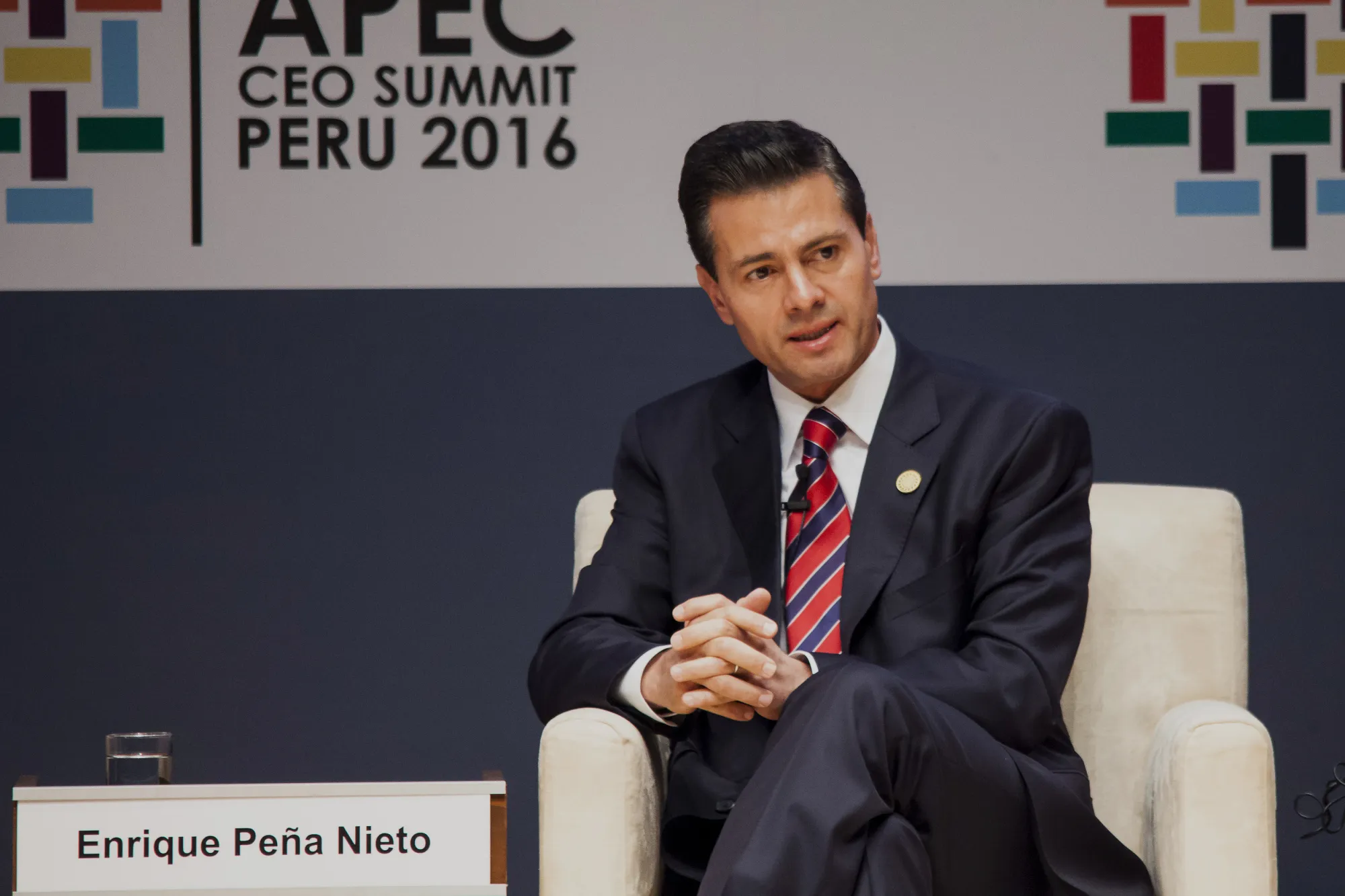 Enrique Pena Nieto in Lima on Nov. 19.
