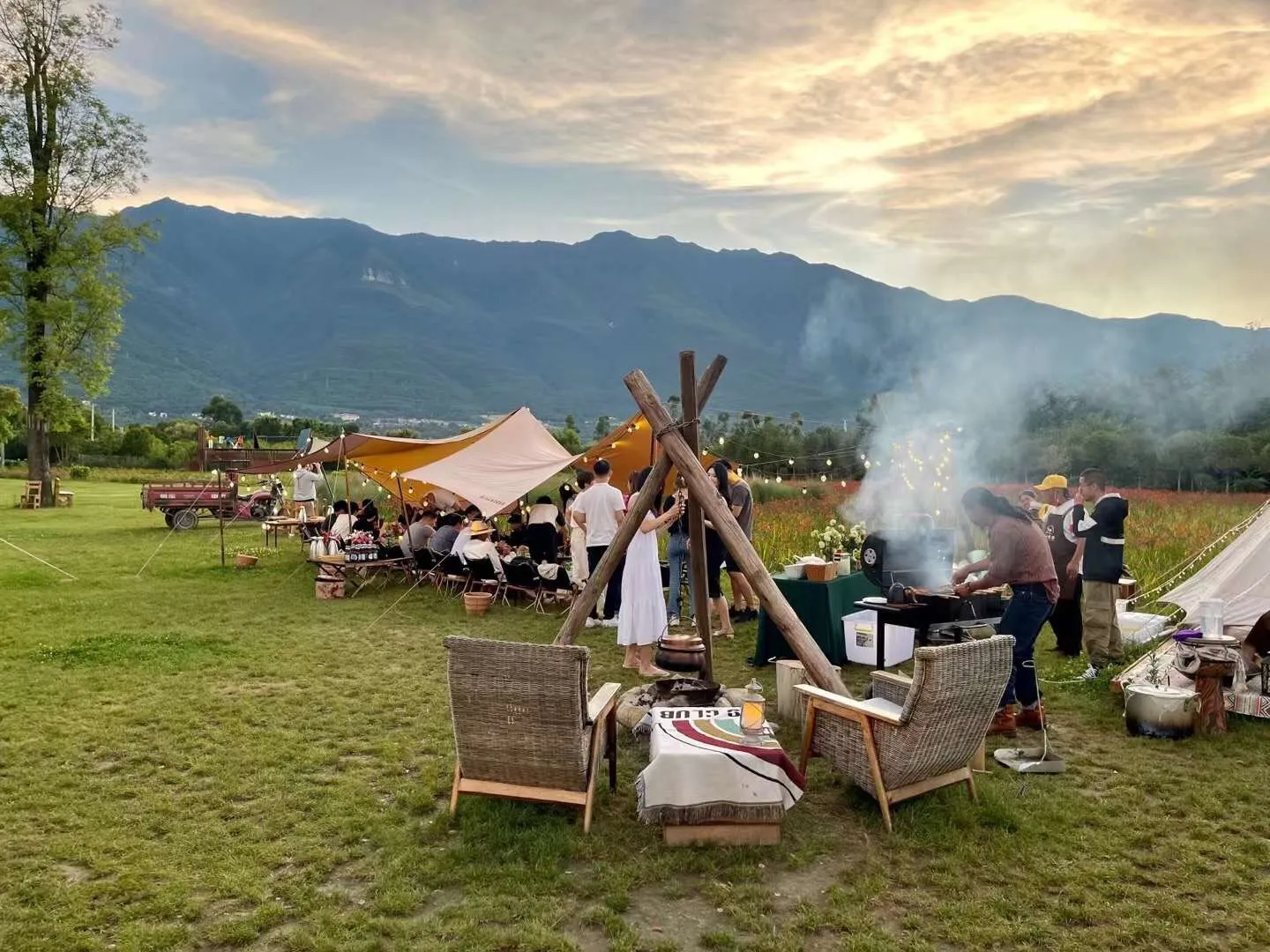Crypto enthusiasts at a conference in Dali, southwestern&nbsp;China, in August.