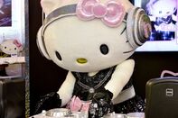 Sanrio's dj Hello Kitty is seen on displ