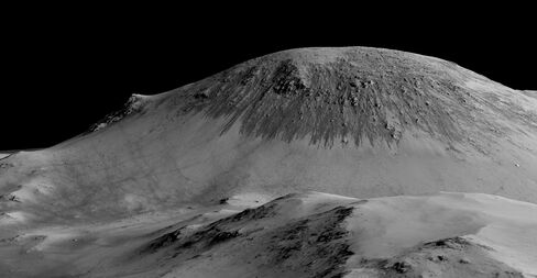 Called recurring slope lineae, these dark, narrow, 100-meter-long streaks flowing downhill on Mars are thought to have been formed by contemporary flowing water. Recently, planetary scientists detected hydrated salts on these slopes at Horowitz crater, corroborating their original hypothesis that the streaks are indeed formed by liquid water.