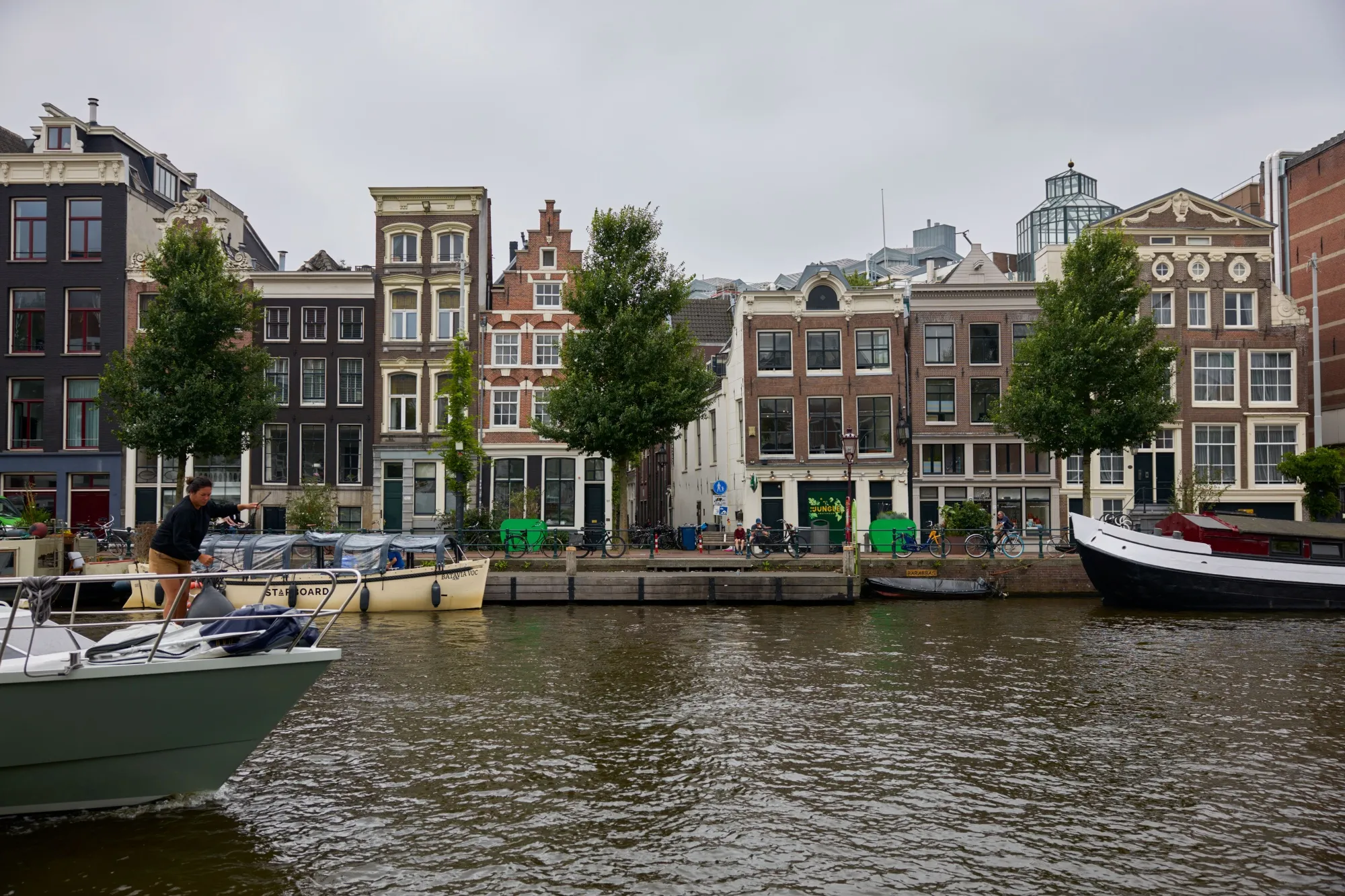 A canal running through central Amsterdam.&nbsp;