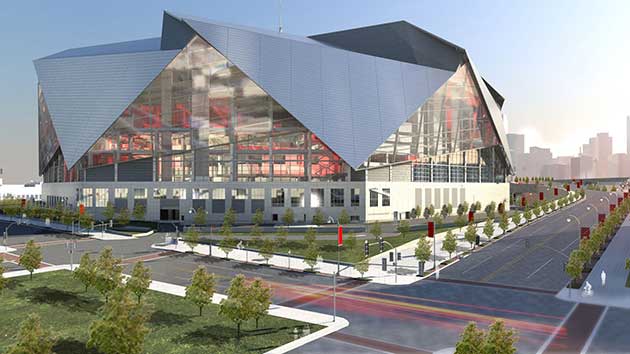 watch atlanta's soon-to-be-open mercedes-benz stadium roof close in this  time lapse