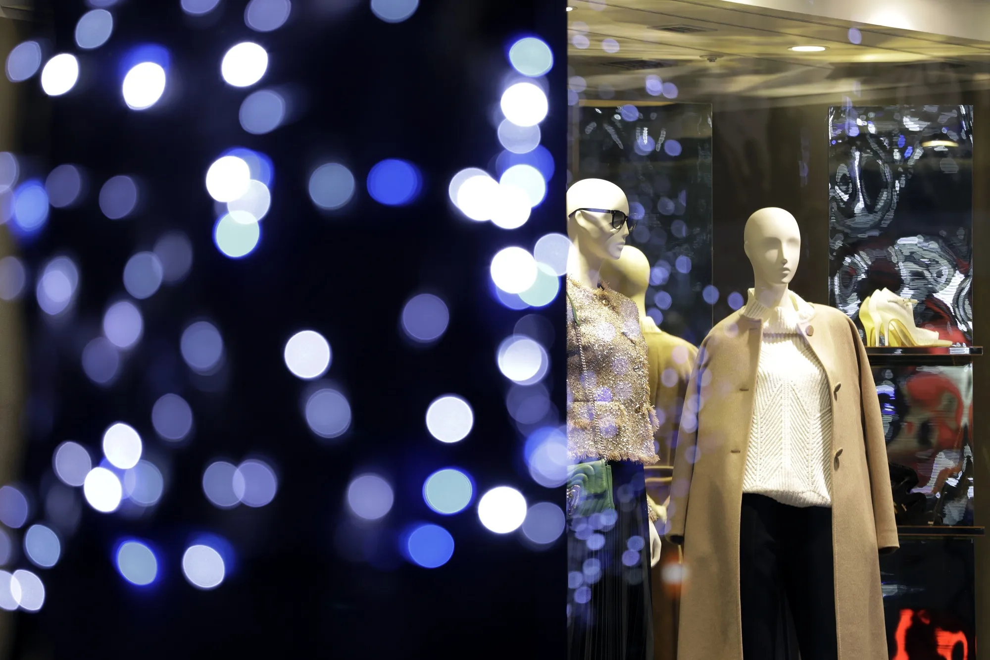 Mannequins in the window display in the Roppongi district of Tokyo.