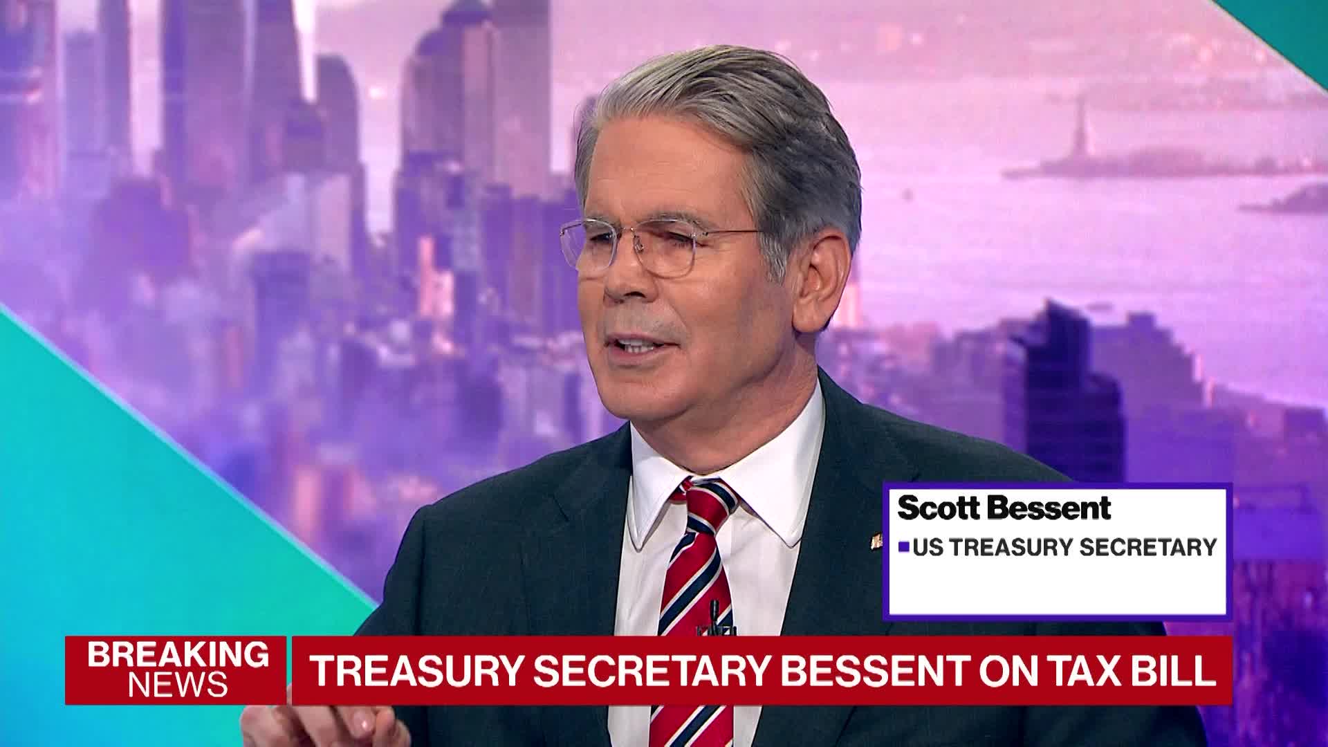 Watch Treasury Secretary Bessent on Tax Bill, Next Fed Chair, Government  Debt - Bloomberg