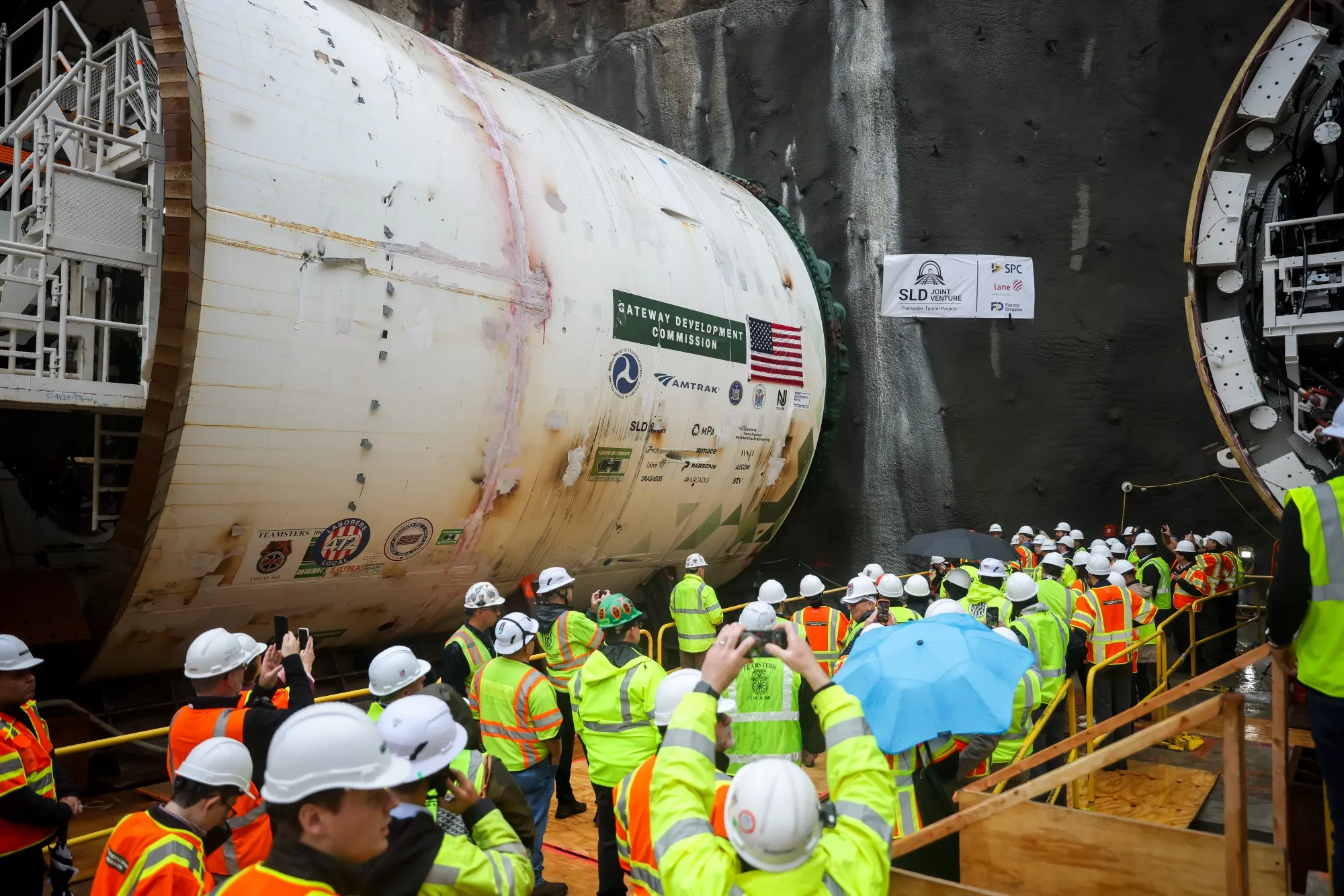 Gateway Hudson Tunnel Project launch in North Bergen, New Jersey