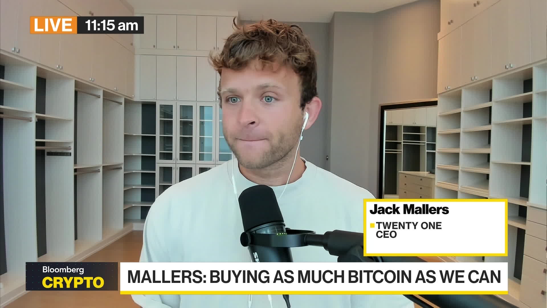 Will Buy As Much Bitcoin As We Can: Twenty One CEO