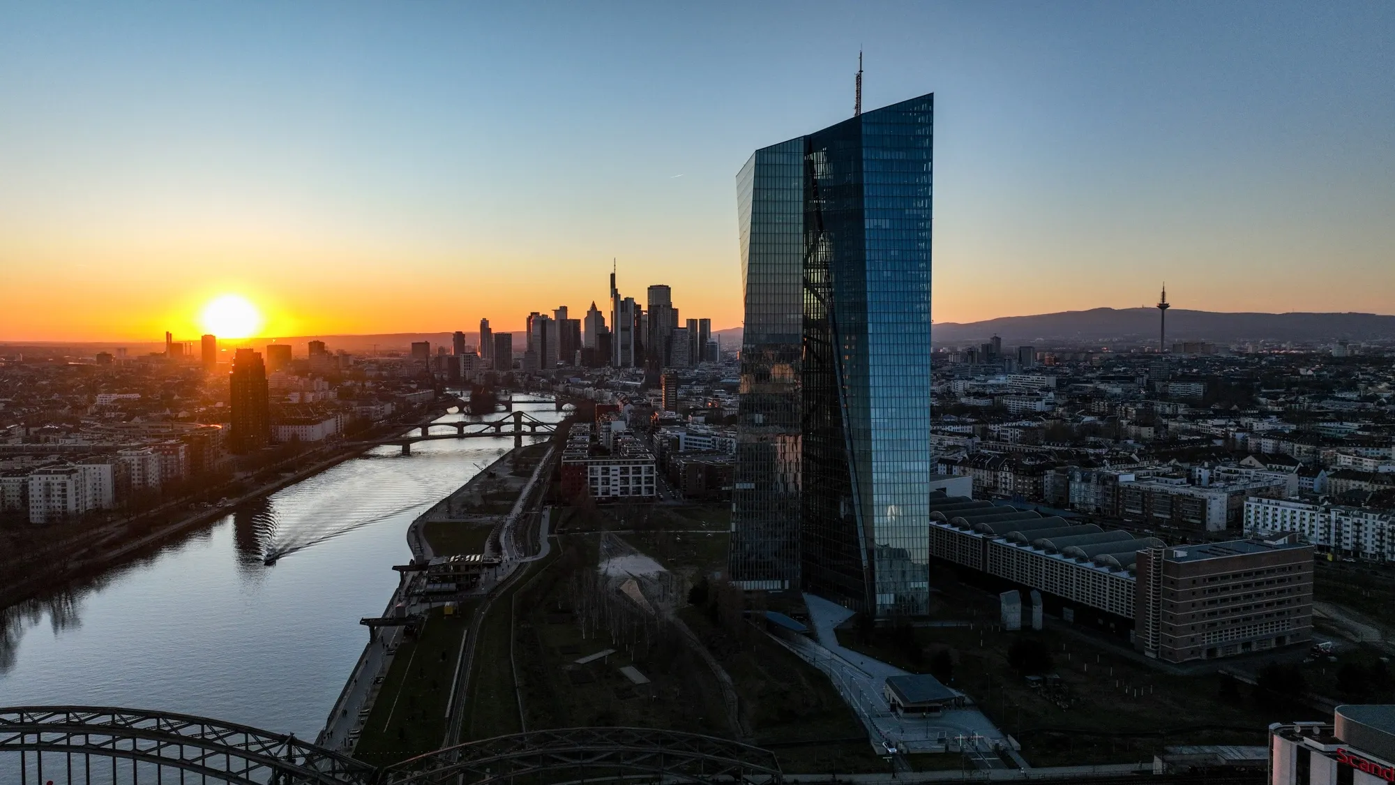 The European Central Bank&nbsp;headquarters in Frankfurt.