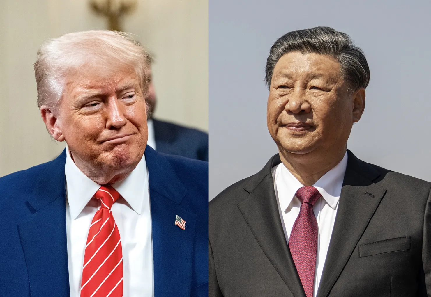 Donald Trump and Xi Jinping
