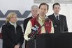 IDEXX CEO Jonathan Ayers speaks during the ground breaking ceremony for Idexx Laboratories $35 milli