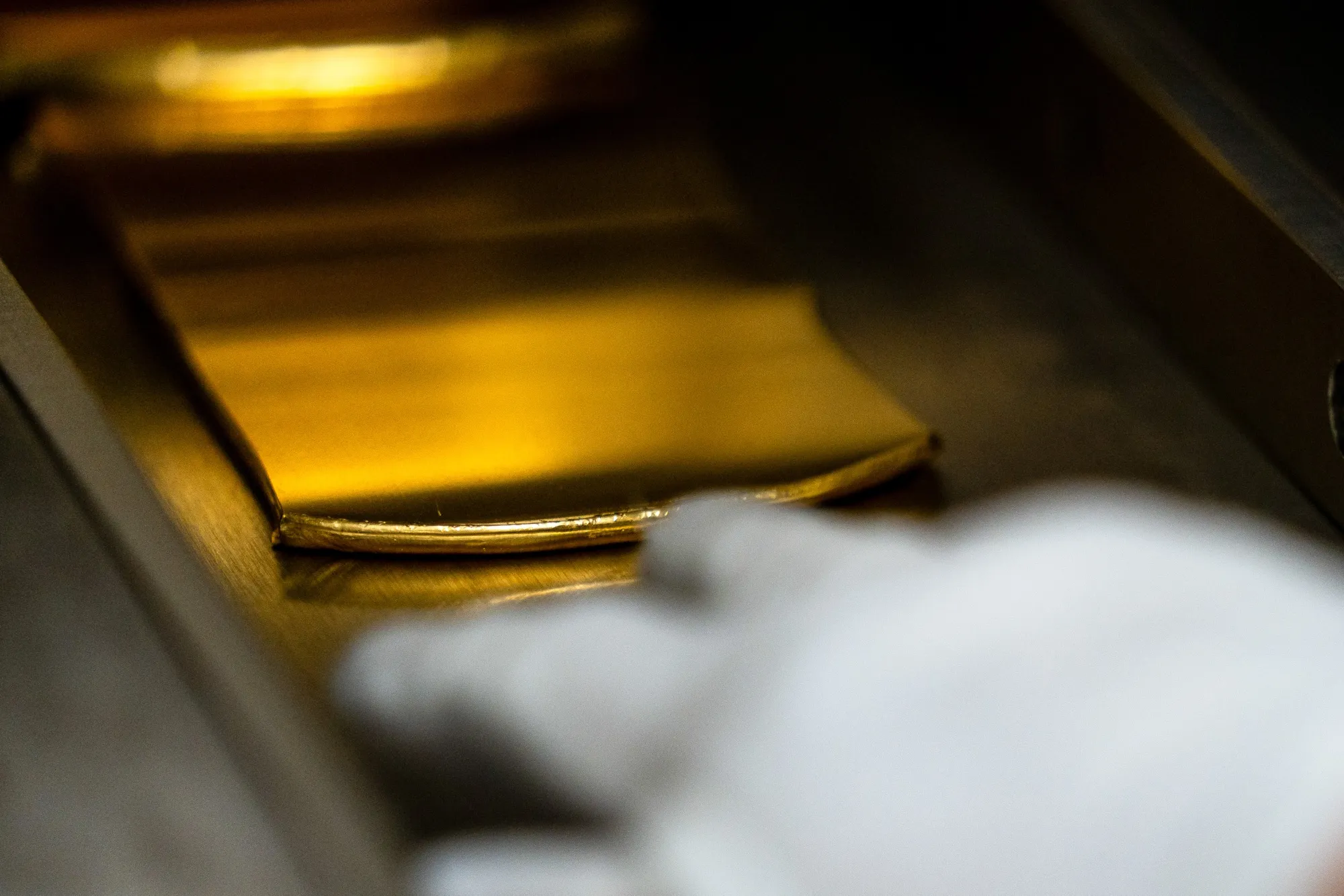 Gold sheets.