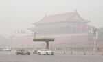 The forbidden city seen through smog in Beijing China on Monday 30 Oct. 2015.
