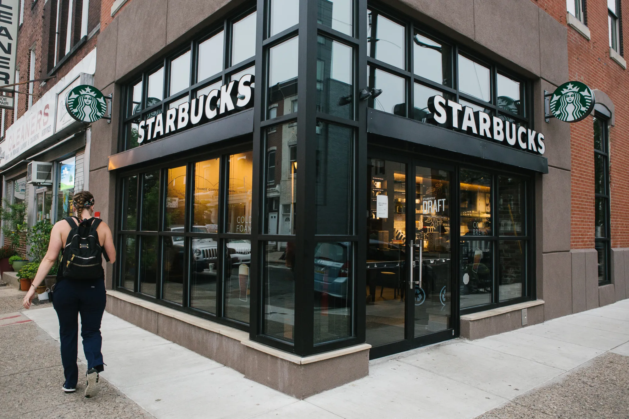 A&nbsp;Starbucks coffee shop in Philadelphia.