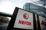 Signage is displayed outside Xerox Corp. headquarters in Norwalk, Connecticut, U.S., on Thursday, Jan. 5, 2017.