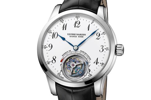 For Ulysse Nardin this watch is understated, but it’s the mechanics that impress.