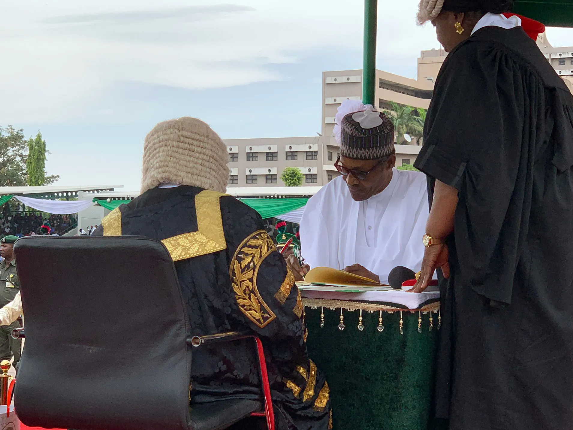 Muhammadu Buhari on May 29.
