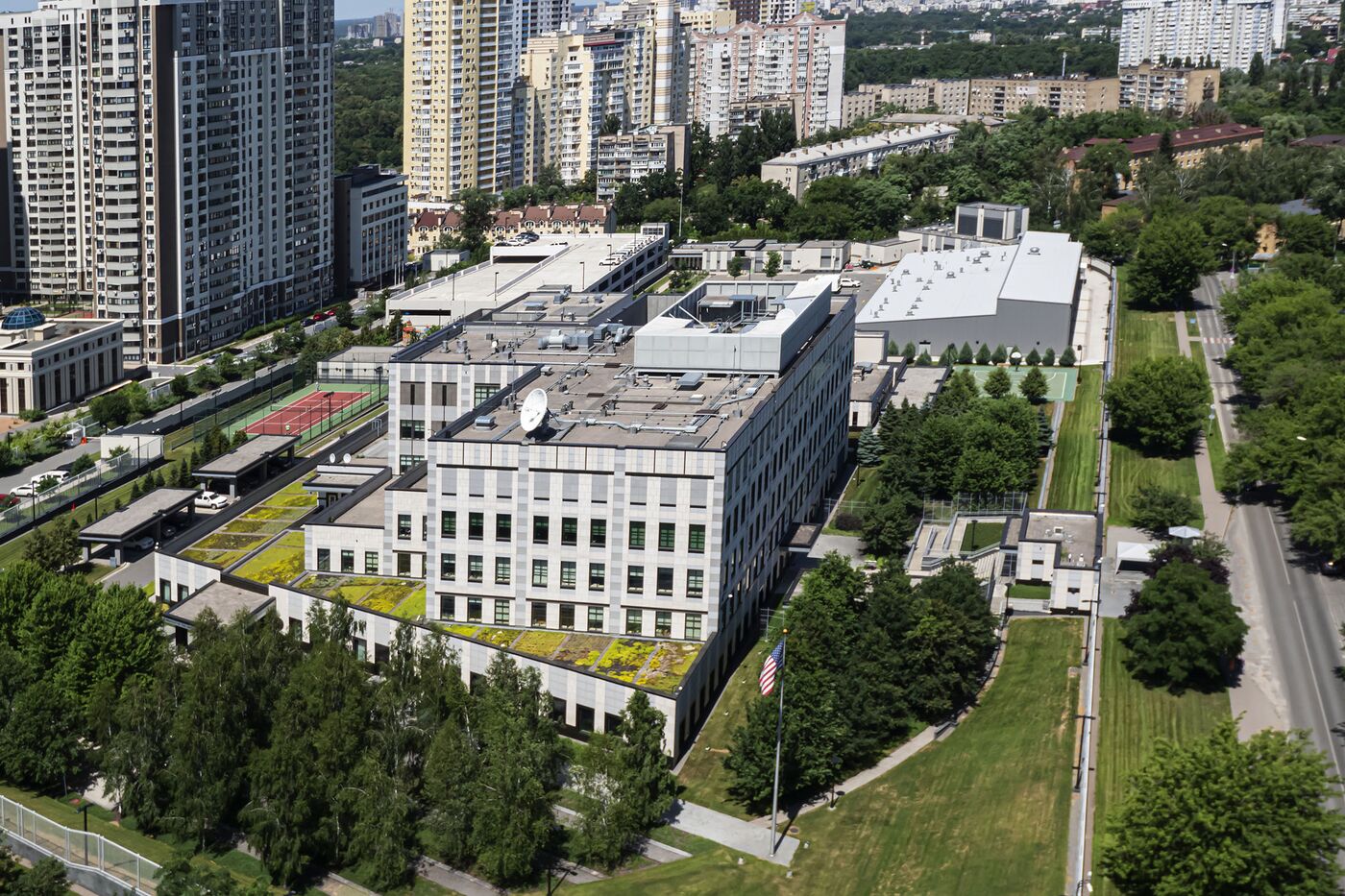 The U.S. Embassy in Kyiv..&nbsp;
