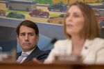 Garret Graves listens to House Select Committee on the Climate Crisis Chair Kathy Castor on June 14 in Washington, DC. 