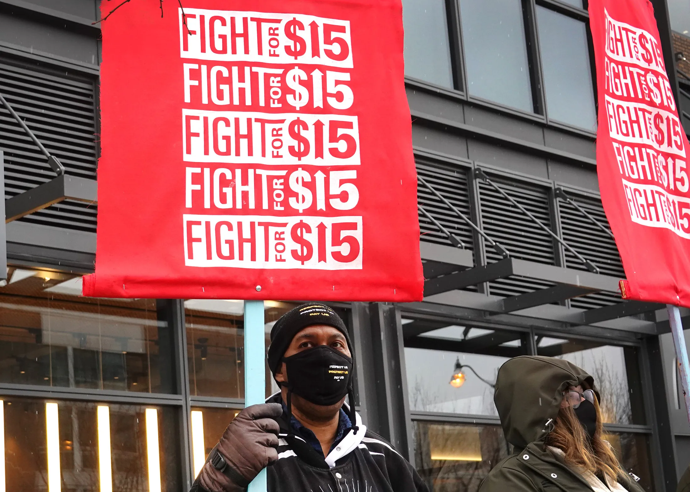 Fast Food Workers Demonstrate Nationwide For Better Pay