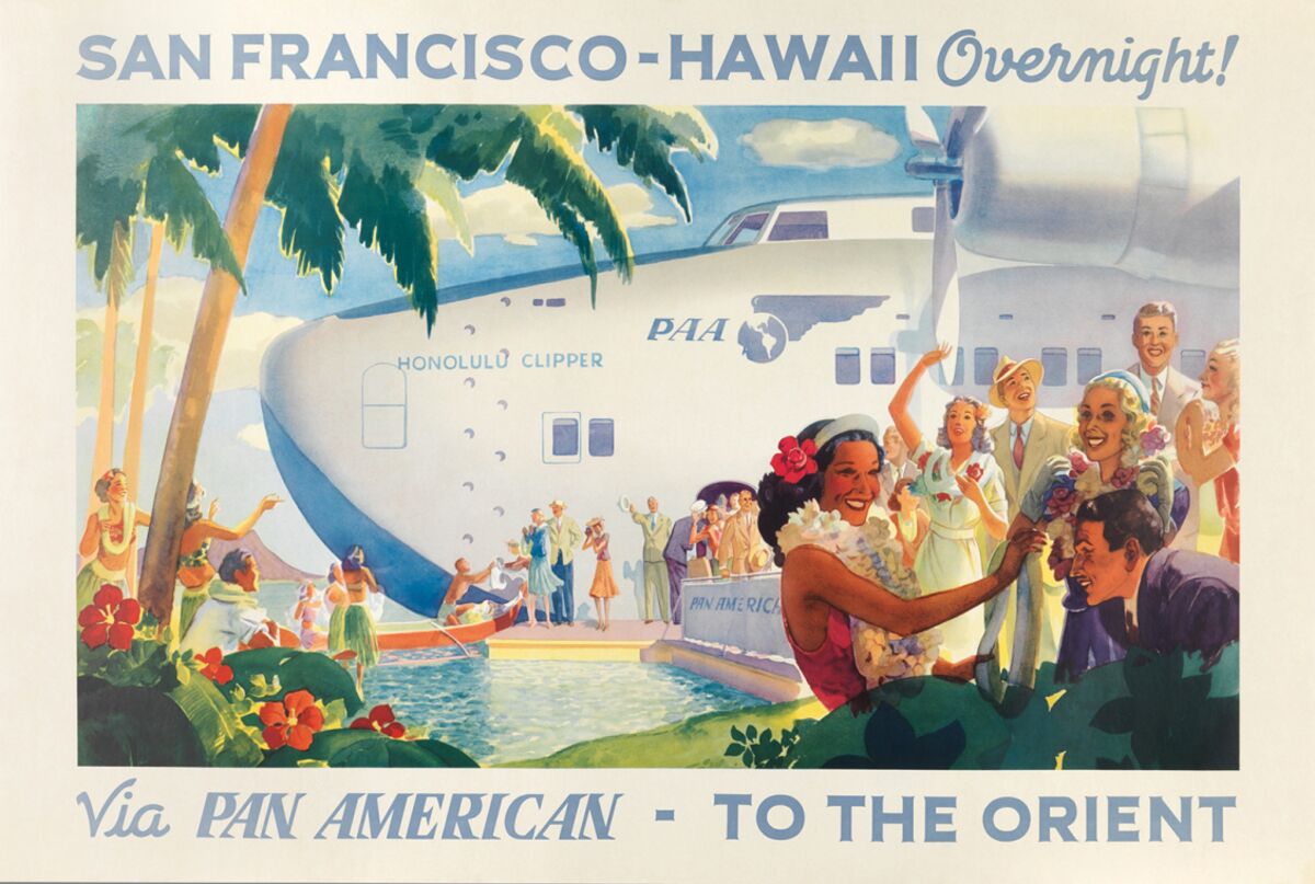 The Market for Vintage Travel Posters Takes Flight During Pandemic -  Bloomberg