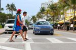 Robots in paradise: A self-driving Ford Fusion on the streets of Miami.