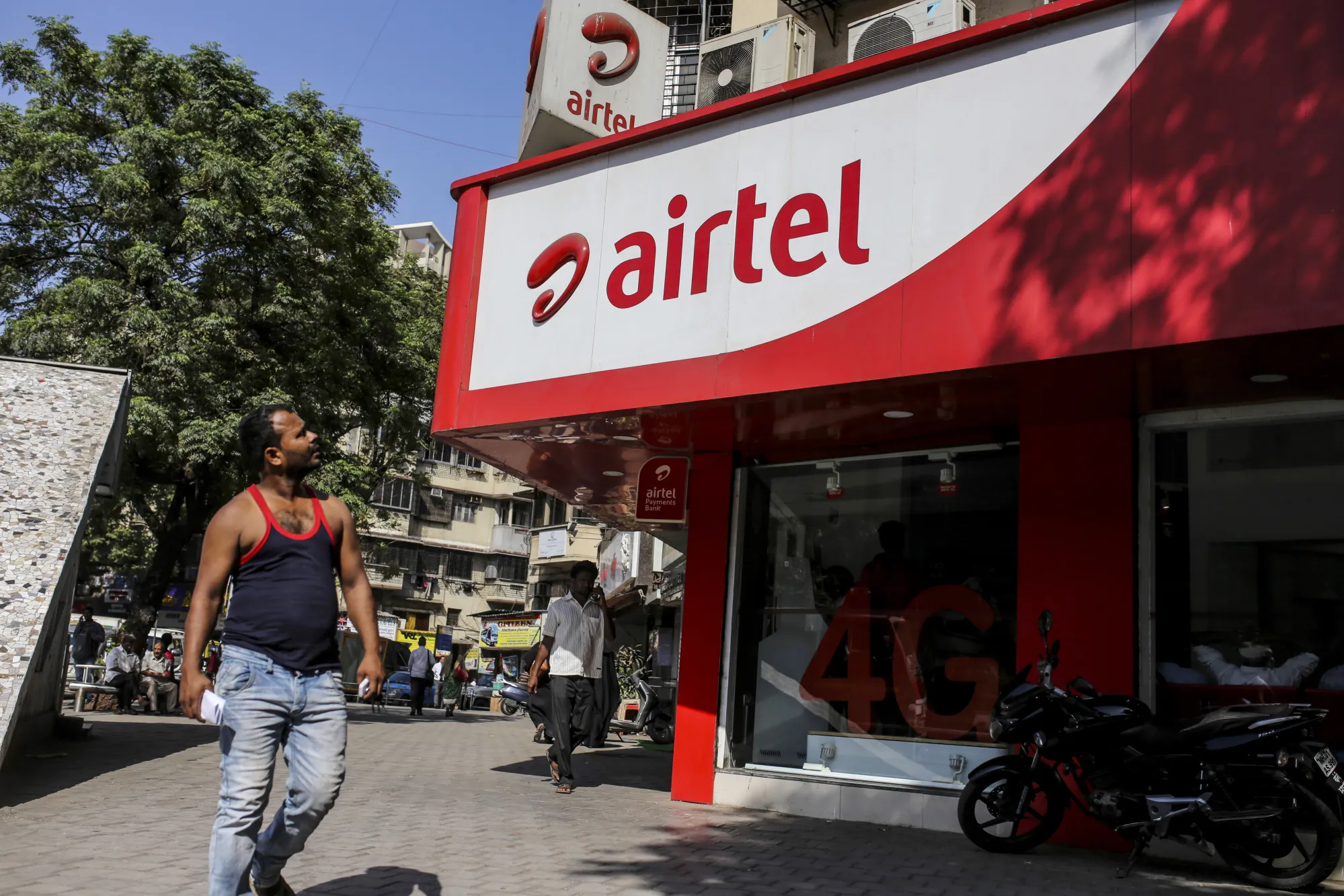 A&nbsp;Bharti Airtel store in Mumbai.