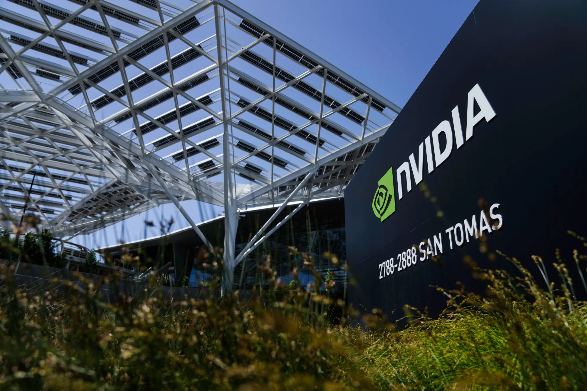 Nvidia headquarters in Santa Clara, California.