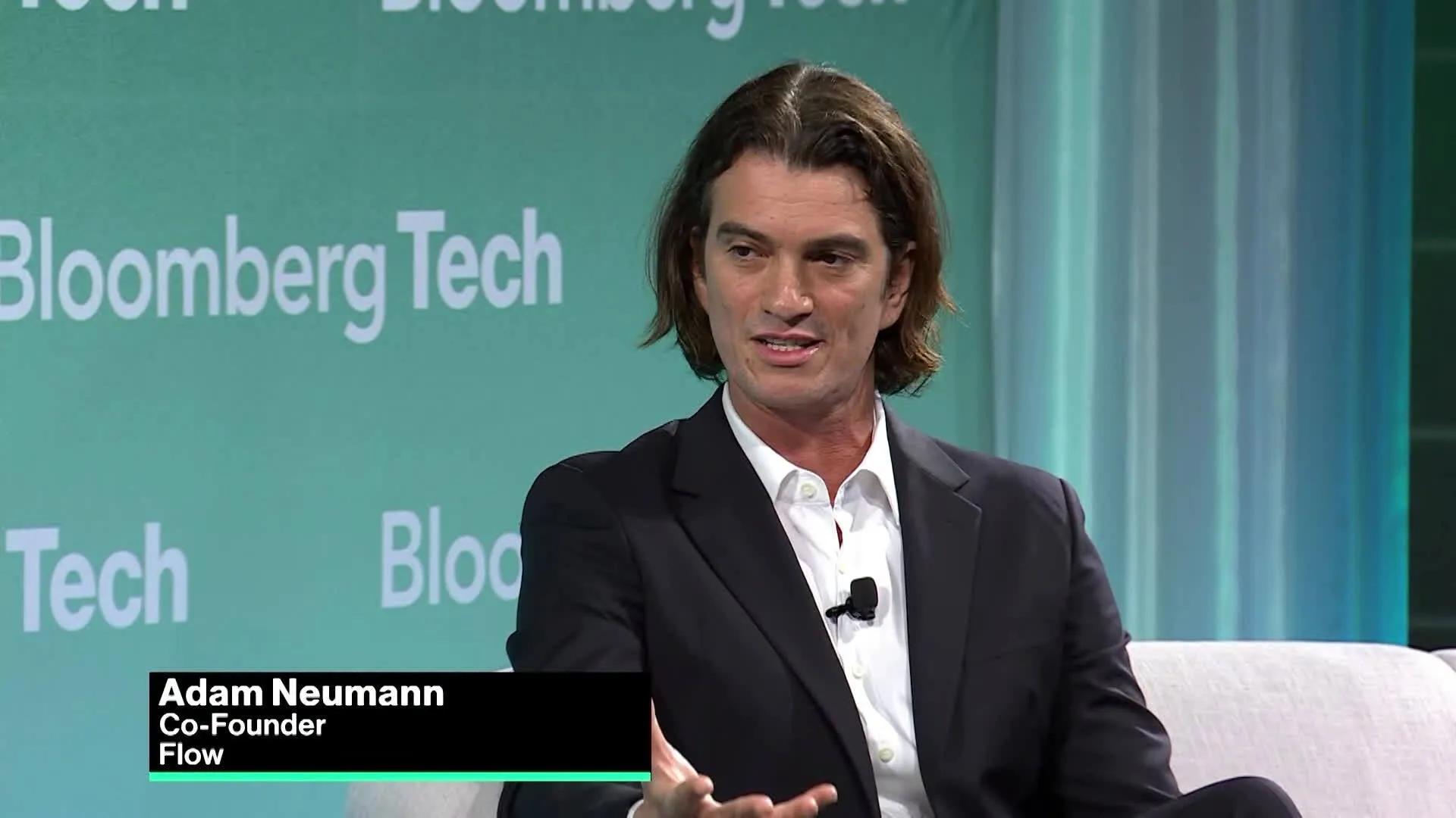 Watch WeWork Founder Adam Neumann on New Venture Flow - Bloomberg