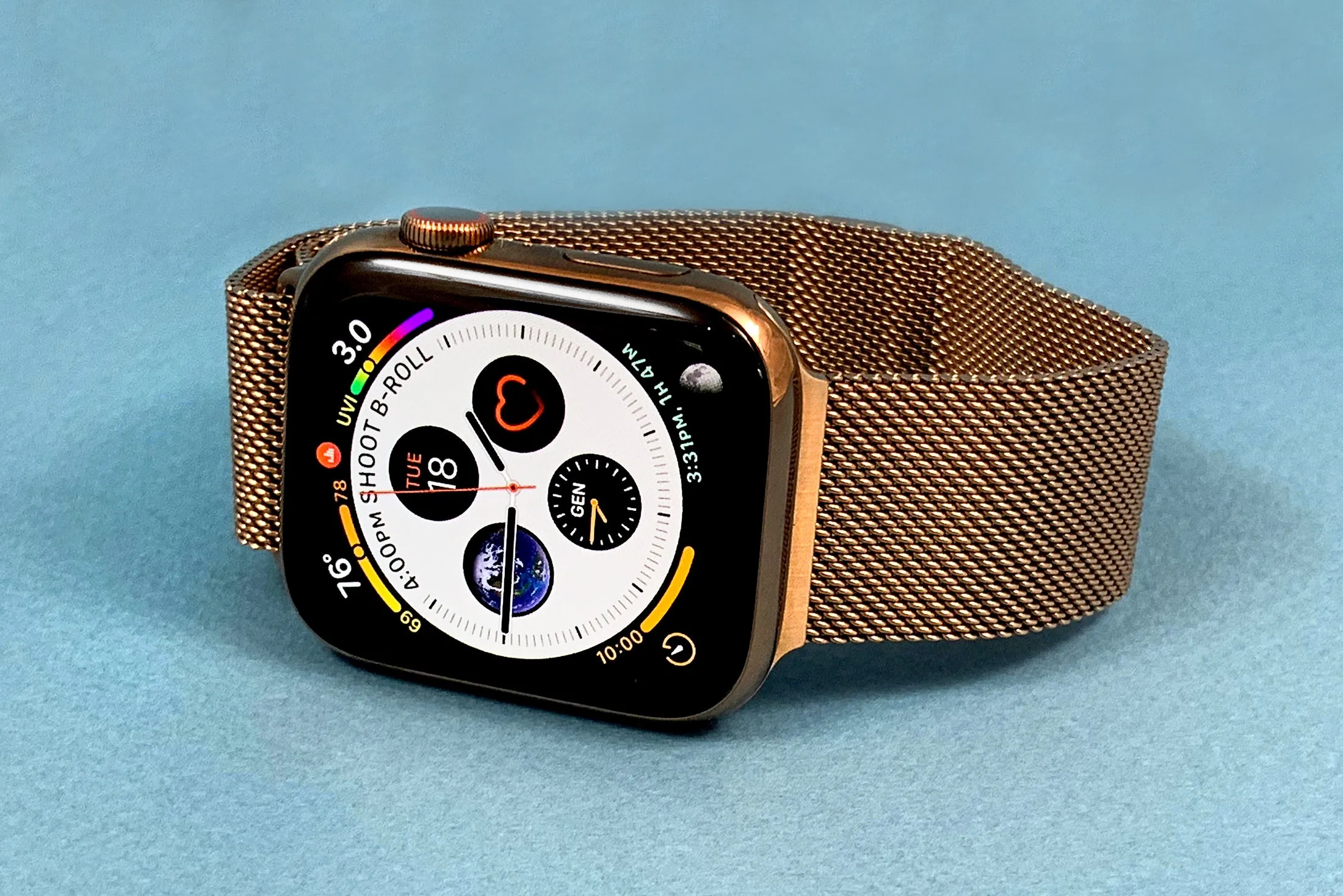 Apple watch 4 ss gold best sale