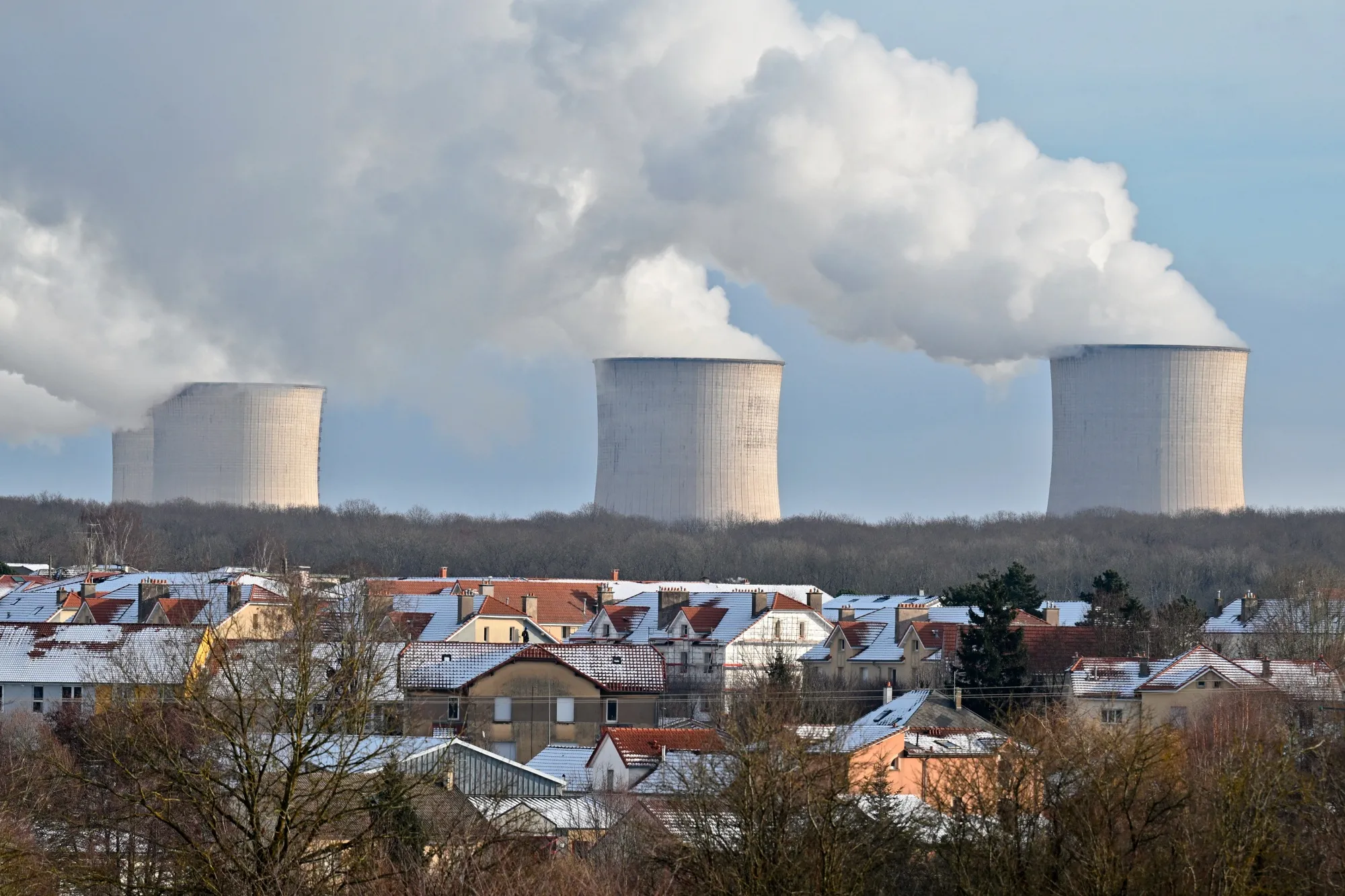 The Cattenom nuclear power plant in Hettange-Grande, France, on Jan. 7.