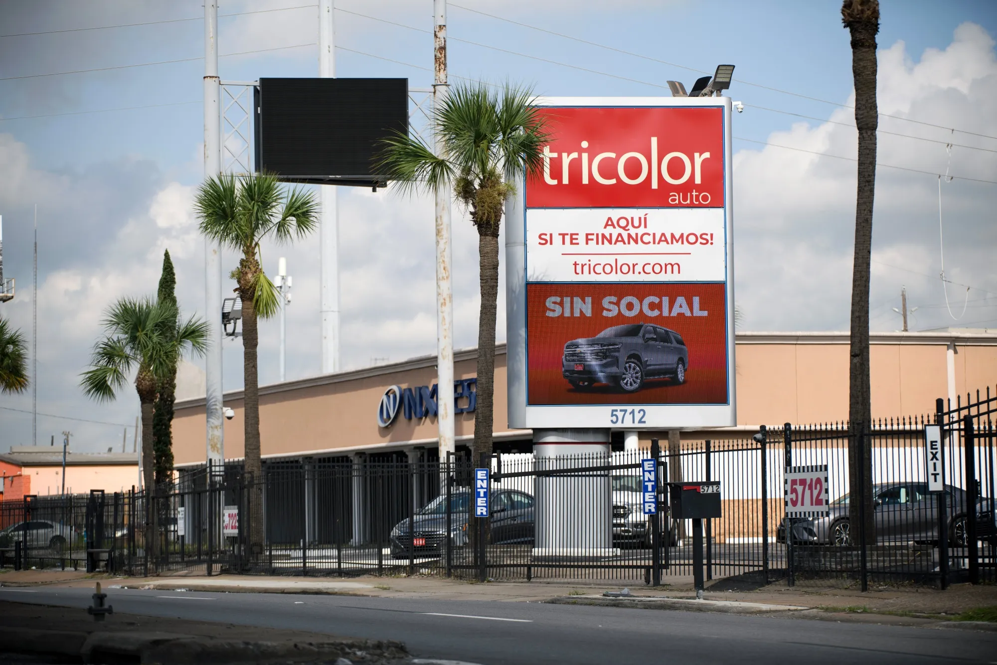A Tricolor dealership in Houston, Texas.