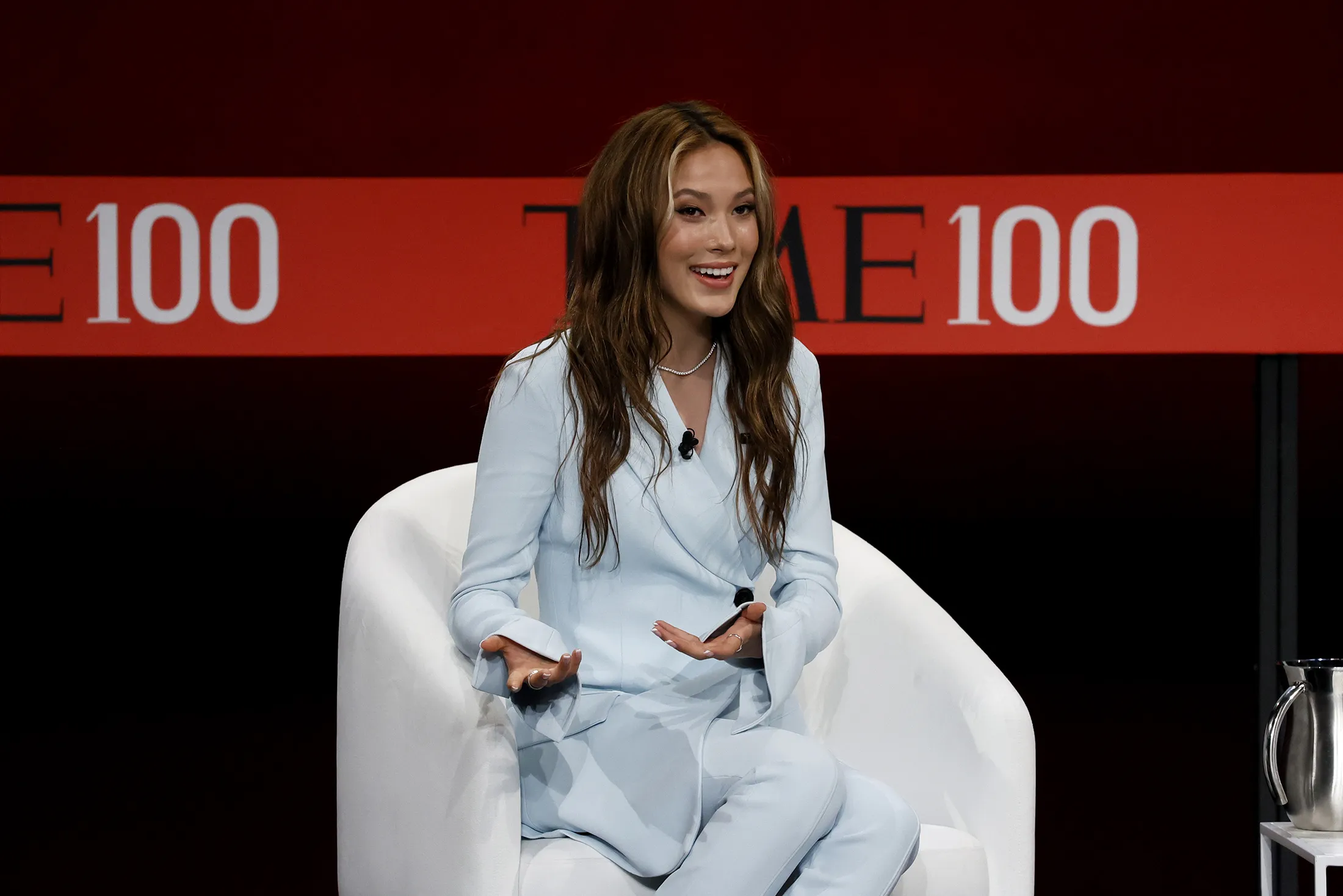 Eileen Gu at the TIME100 Summit 2022 in New York on June 7.