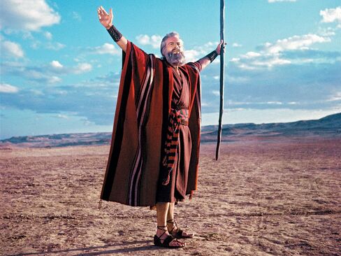 Heston As Moses In 'The Ten Commandments'