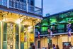 French Quarter, view of Bourbon Street at twilight
