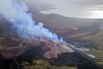 The volcanic eruption has restarted with lava flow threatening the town Grindavik.