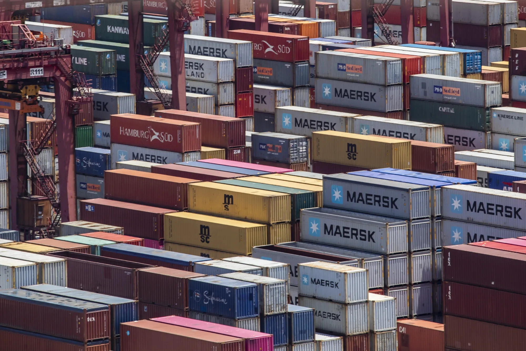 Cargo Ships and Container Terminal Operations as Hong Kong Recovery May Take Longer Than Expected