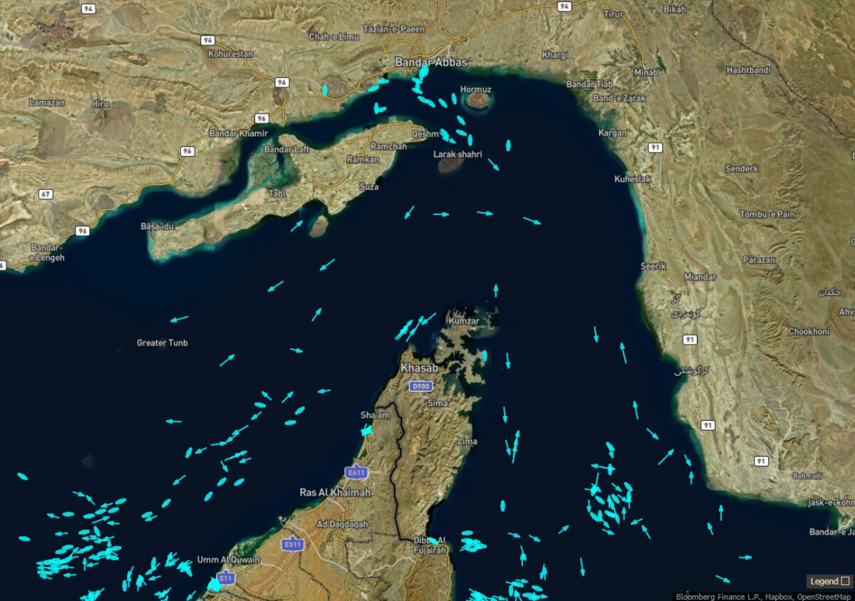 Traffic Flows Through Hormuz After Shock Container Ship Attack