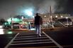 A third-shift worker heads into Mar-Jac Poultry in Gainesville, Ga.